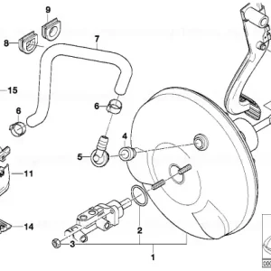 Rubber grommet - BMW Doar azi
