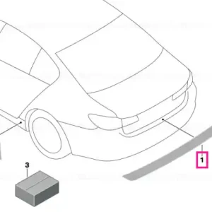 Cumpără acum Trunk edge protector film, transparent G02 TRANSP. - BMW