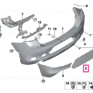 Capac bara spate - BMW Cumpără online