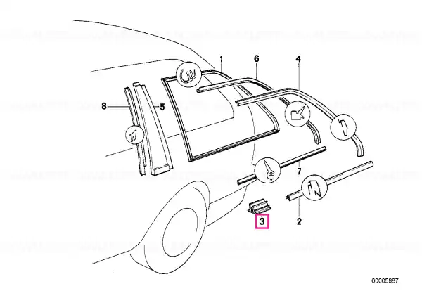 Clamp - BMW Doar azi