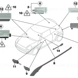 Reducere extra LED module, armrest - BMW - Mini