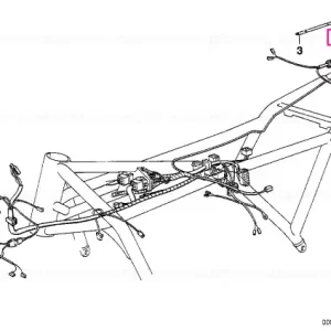 Preț mic Wiring harness tail light - BMW Motorrad