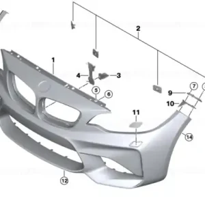 Transport gratuit Flap, towing eye, primed CS - BMW