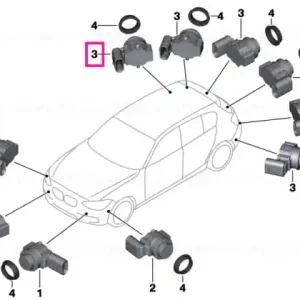 Senzor ultrasonic WB44 - BMW Comandă acum