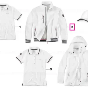 BMW Yachtsport jacket mens WHITE, XXL Retur gratuit