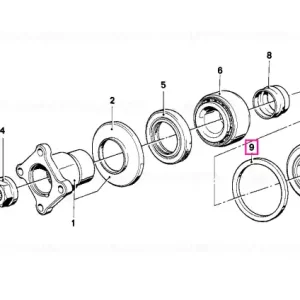 Spacer rings set 3,855MM-3,935MM - BMW Plată sigură