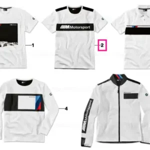 BMW M Motorsport T-shirt men's logo BLK/WHT, M Bestseller