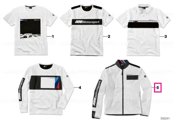 Comandă acum BMW M Motorsport jacket men's BLK/WHT, XL