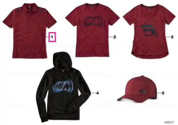 Reducere de preț BMW M poloshirt mens BORDEAUX, XXL
