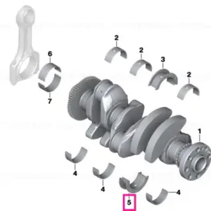 Guide-bearing Shell blue 45,00MM (0) - BMW - Mini Popular