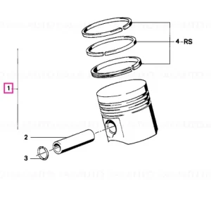 Bestseller Piston kit 94,605MM(00) - BMW