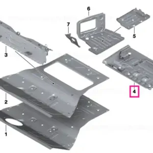Reducere specială Luggage-compartment floor, rear - BMW