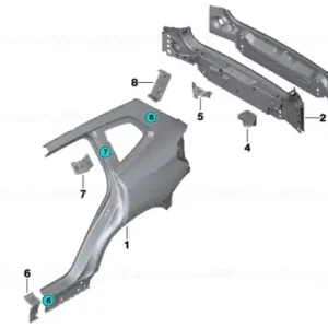 Tail trim - BMW Expediere rapidă