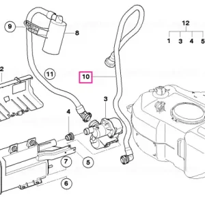 Disponibil imediat breather line - BMW - Mini