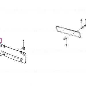 Registration plate mounting - BMW Cumpărături sigure