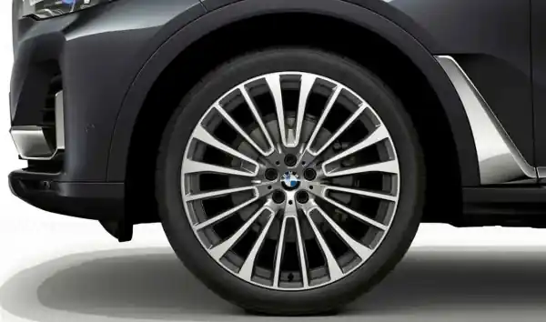 Reducere specială Janta din aliaj usor - Y-Spoke 757 - Gri Metalic (Ferric Grey Met.) - 10,5Jx22 ET:43 - BMW X7 G07