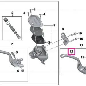 Calitate înaltă Brake lever CLASSIC - BMW Motorrad
