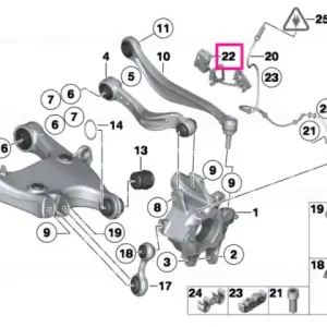 Tubing support, left - BMW Promoție