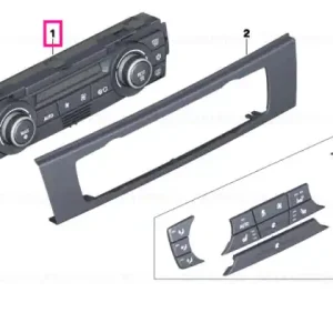 Automatic air conditioning control CHROM PEARLGREY - BMW Ofertă
