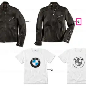 BMW leather jacket ladies BLACK, M Preț promoțional