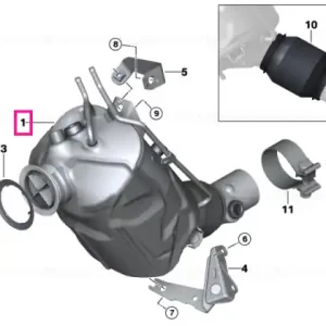 Transport gratuit EXCH-Diesel particulate filter RDE SCR - BMW