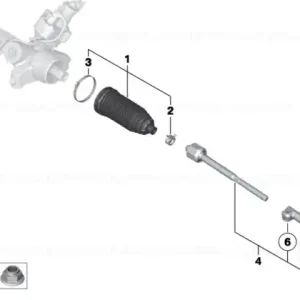 Ball joint, left - BMW Cel mai bun preț