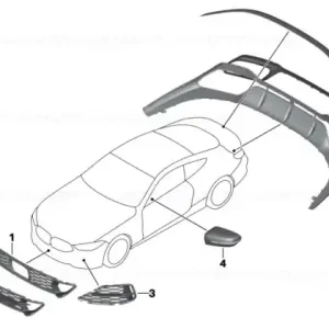 Cumpără acum Rear spoiler, Carbon - BMW