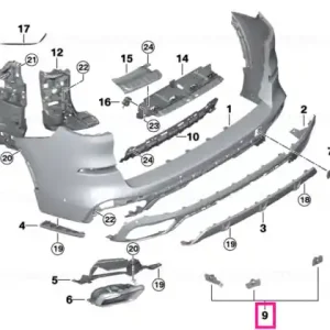 Set montaj senzor PDC/PMA spate - BMW Reducere extra