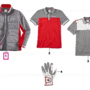 BMW Golfsport jacket men's GREY/RED, XXL Reducere specială