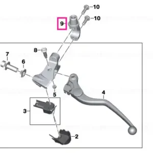 Reduceri Colier cu montant oglinda - BMW Motorrad