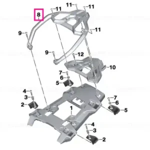 Reduceri Luggage rack, upper section - BMW Motorrad