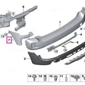 Comandă acum Panou lateral de finisaj grunduit dreapta ALL4 - BMW - Mini