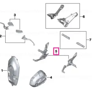 Mai ieftin Set footrest system STORM - BMW Motorrad