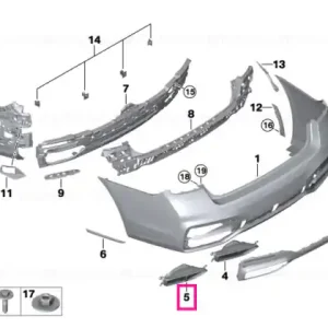 Retur gratuit Panou eșapament dreapta 12ZYL.BLACKCHR 12 ZYL.BLACKCHR - BMW