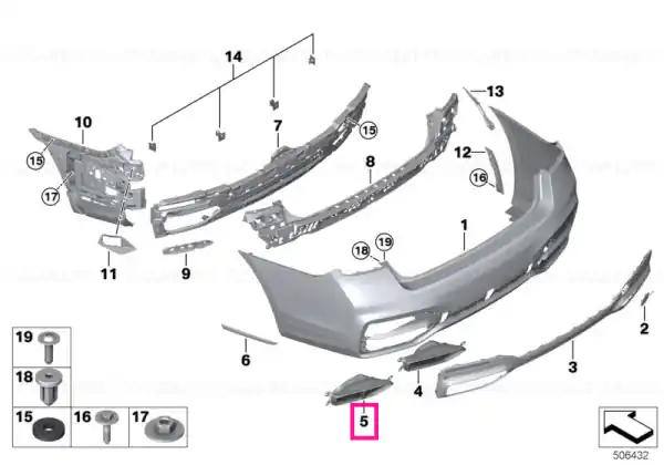 Retur gratuit Panou eșapament dreapta 12ZYL.BLACKCHR 12 ZYL.BLACKCHR - BMW