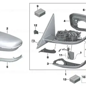Transport gratuit Set suport camera, oglinda exterioara - BMW Seria 2 G42, Seria 3 G20 G21 G28 G80 G81 M3, Seria 4 G22 G23 G26 G82 G83 M4, i3L G28, i4 G26