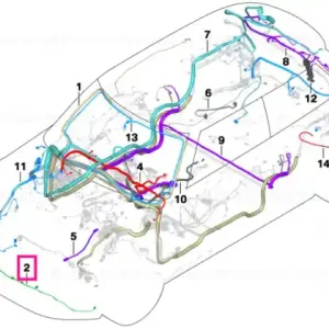Wiring set PDC, front - BMW - Mini Expediere rapidă
