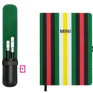 MINI Pencase leather BLACK/GREEN - BMW - Mini Mai ieftin