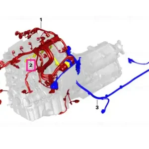 Wiring harness, engine, glow module - BMW Livrare gratuită