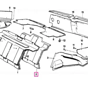 Super ofertă Trunk partition trim panel ANTHRAZIT - BMW