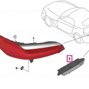 Rear light bumper - BMW Livrare gratuită