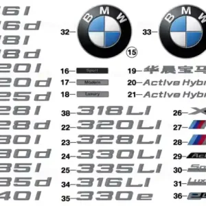 Reducere Lettering 328D - BMW