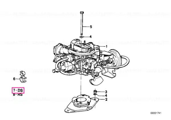 Set garnituri carburator 1B2 - BMW Ieftin