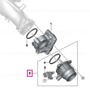 Charge air tube - BMW Reduceri