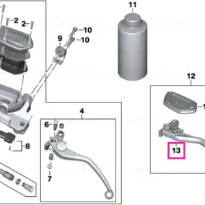Reducere specială Clutch lever STORM - BMW Motorrad
