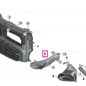 Air duct, brake, right - BMW Reduceri