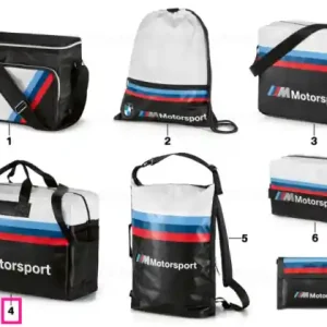 BMW M Motorsport travel bag BLACK/WHITE Discount