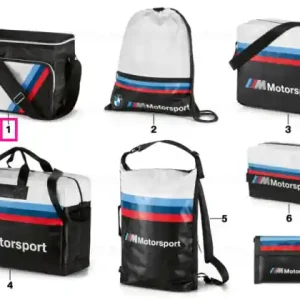BMW M Motorsport cooler bag BLACK/WHITE Cel mai bun preț