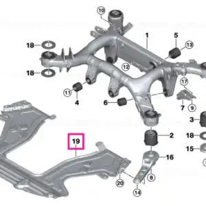 Discount Stiffening plate, middle - BMW