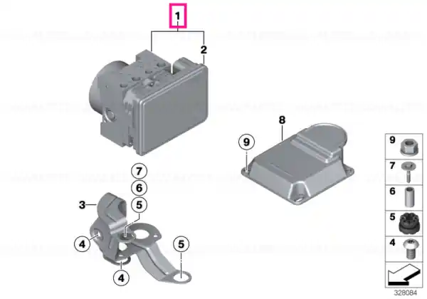 RP hydraulic unit DSC - BMW Ofertă exclusivă